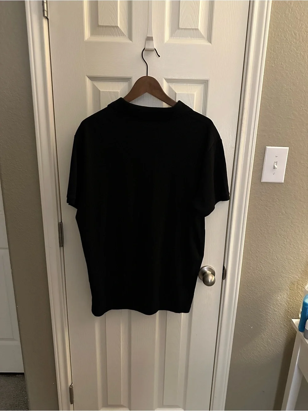Ralph Lauren Black Polo Shirt with Gold Pony